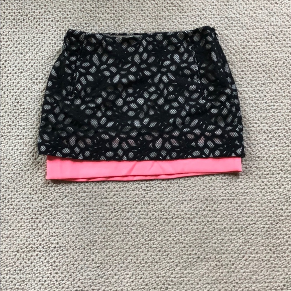 DVF eyelet mini skirt with pockets, 0